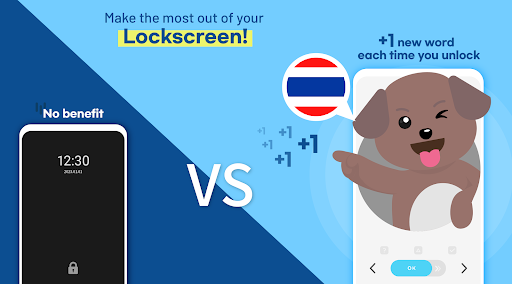 Android application WordBit Thai (Lockscreen) screenshort