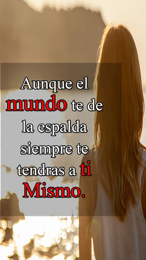 Android application Frases de Animo y Positivas screenshort