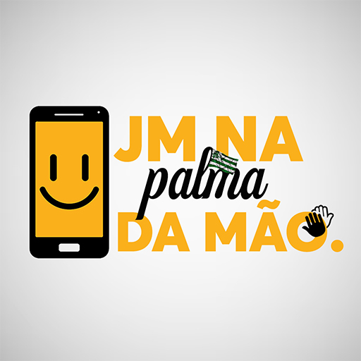 JM na palma da mão logo