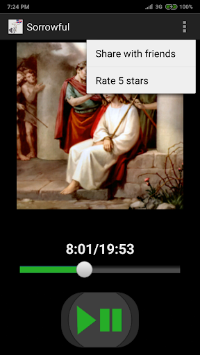 Rosary audio English Screen 3