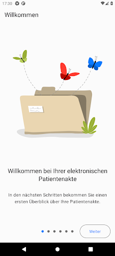 Android application ePA BKK Textilgruppe Hof screenshort