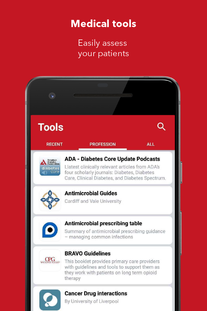 Android application 360 medics screenshort
