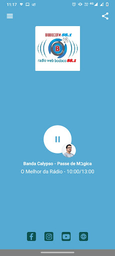 Android application Rádio Web Bodoco screenshort