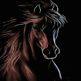 Brown Horse Shine LWP icon