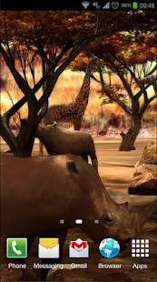 Африка 3D Pro Live Wallpaper Скриншот