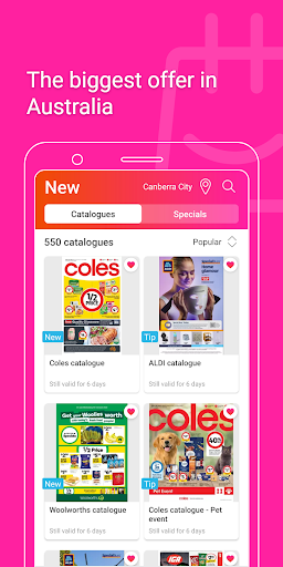 Screenshot of Catalogues & offers Australia