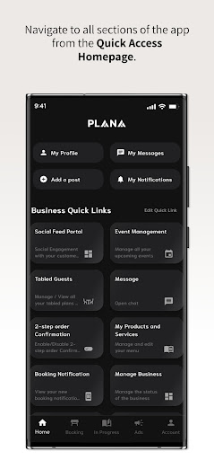 Android application Plana B.O.S screenshort