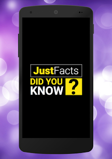 Just Facts: Did You Know? Screenshot