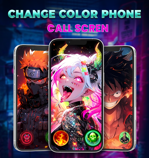 Android application Color Phone: Call Screen Theme screenshort
