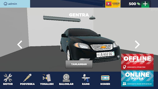 Android application AvtoSpeed O'zbek Car Parking screenshort