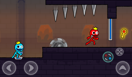 Red and Blue Stickman 2 MOD APK (Unlimited Skin, Lives) 15