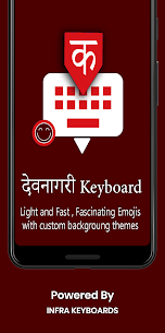 Devanagari English Keyboard 2020 : Infra Keyboard 1