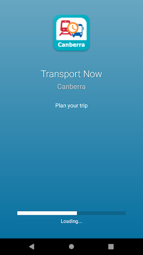 Android application Transport Now Canberra - bus a screenshort