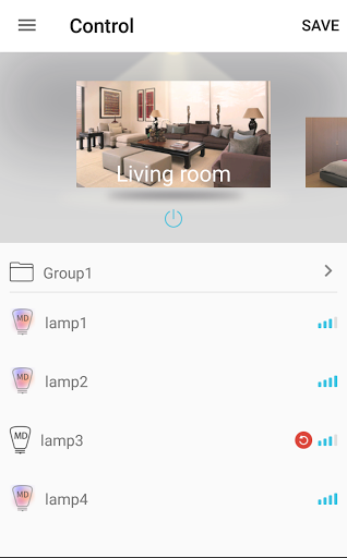 Android application iHomma Smart screenshort