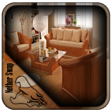 Modern Wooden Living Room Set icon