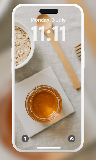 Honey Aesthetic Lockscreen