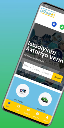 Android application ElanPlyus.az - Pulsuz elanlar screenshort