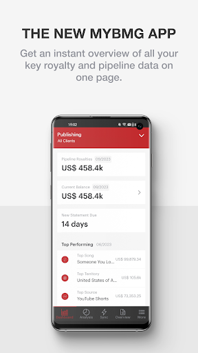 Android application myBMG screenshort