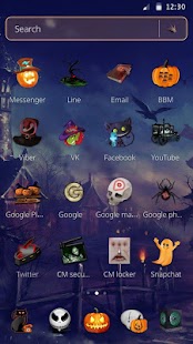 Halloween Nacht Thema Screenshot