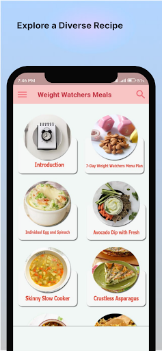 Weight Watchers Recipes Screenshot 1 - AppWisp.com