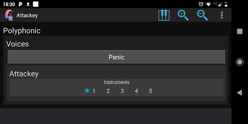 Android application Attackey screenshort
