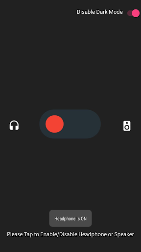 Disable Earphone/Headphone Screen 3