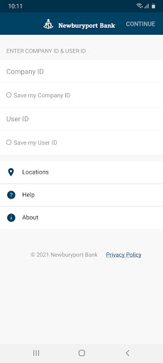 Android application Newburyport Bank Bus screenshort