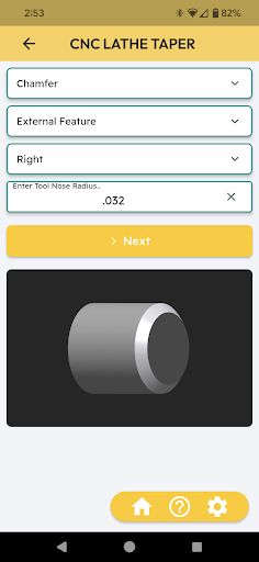 CNC Machinist Calculator Ultra Screen 3