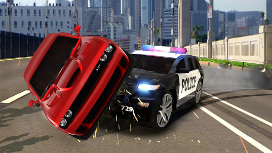 Gangster Chase Polizeiauto-Sim