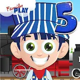 5th Grade Kids Train Games icon