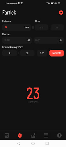 Pacer PRO Screen 2
