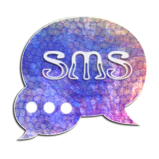 Stained NEON GO SMS Theme logo