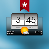 3D Flip Clock & Weather - Pro icon