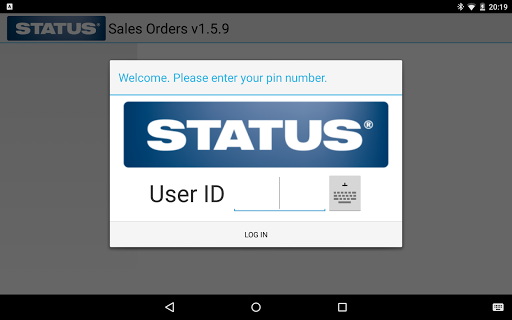 Android application Status Sales Orders screenshort