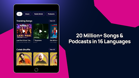 Gaana: MP3 Songs, Music App Screenshot