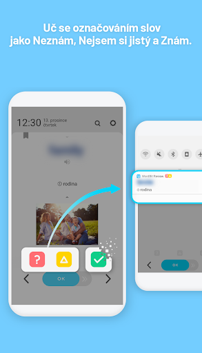 Android application WordBit Portugalština (PTCS) screenshort
