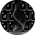 Cover Image of Herunterladen Black and White Keyboard Theme 1.0 APK