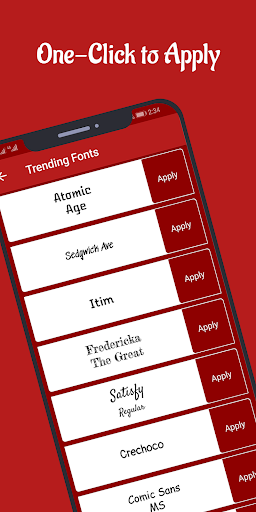 Fonts for Huawei Emui Screen 3