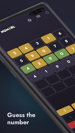 Android application Numberl screenshort