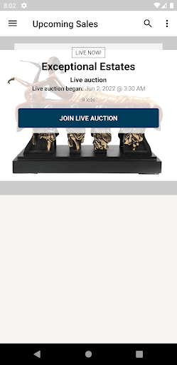 Android application Blackwell Auctions screenshort