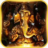 elephant theme Golden Buddha icon
