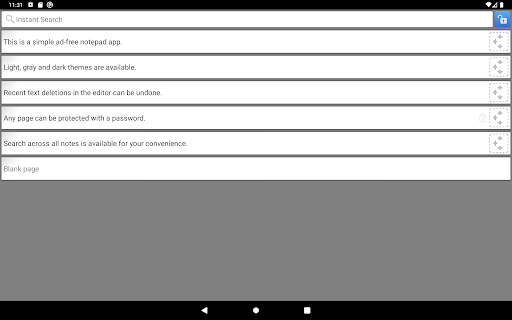 Screenshot of Notepad Pro