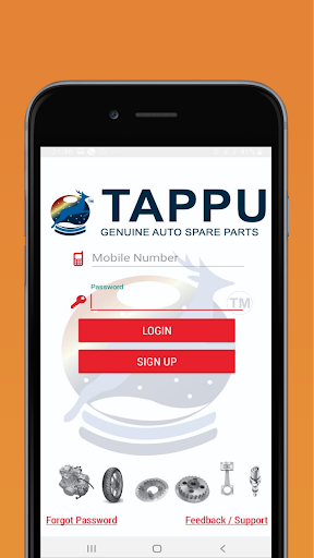 Android application TAPPUG screenshort
