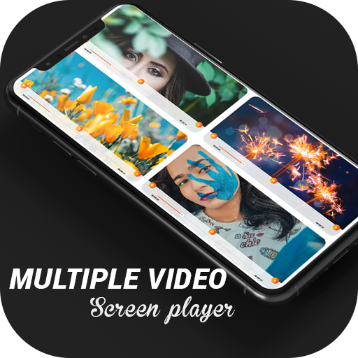 Multiple Video Screen Player  Icon