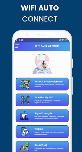 Android application Wifi Auto Connect screenshort