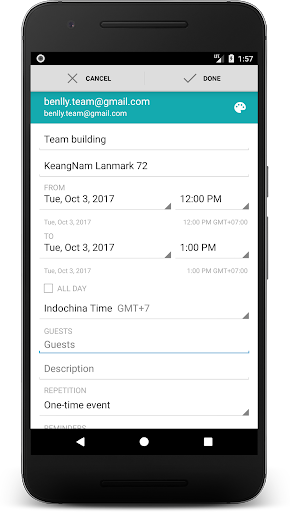 Calendar Screen 2