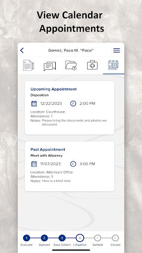 Android application Sigal Law Firm screenshort