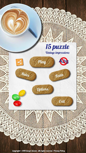 Android application 15 puzzle pro screenshort