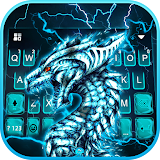 Lightning Neon Dragon Keyboard Theme icon