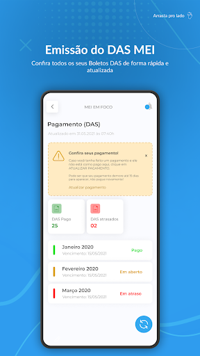 Android application Mei em Foco - App para MEI screenshort